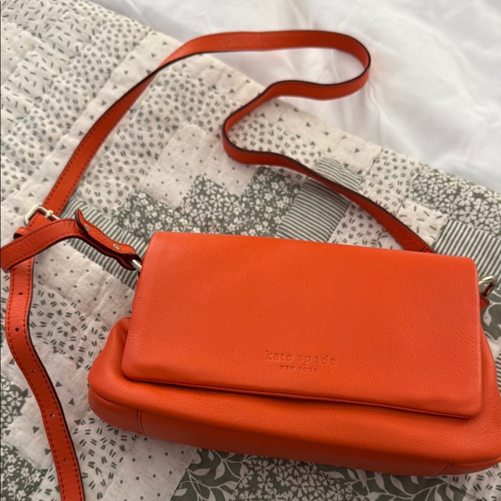Kate Spade Vibrant Orange Crossbody Bag